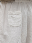 Women's Cotton Linen Lace Pocket Casual Pants