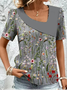 Casual Loose Asymmetrical Shirt