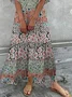 Loose Elegant Floral Dress