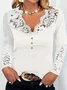 Lace Regular Fit Elegant T-Shirt