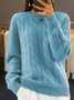 Loose Casual Crew Neck Sweater