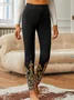 Loose Vacation  Ethnic Leggings