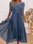 Plain Regular Fit Casual Dresses