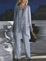 Elegant Plain Matching Outfit