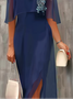 Chiffon Elegant Embroidery Dress