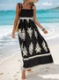 Scramble Loose Casual Spaghetti Dress