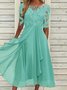 Plain Regular Fit Casual Dresses