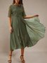 Plain Regular Fit Casual Dresses