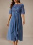 Plain Regular Fit Casual Dresses