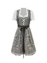 Dirndl Oktoberfest Women's Beer Babe Oktoberfest Costumes Party Weaving Dress