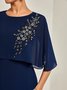 Chiffon Elegant Embroidery Dress