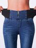 Tight Denim Plain Jeans